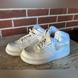 Airfore 1s studs put on by hand